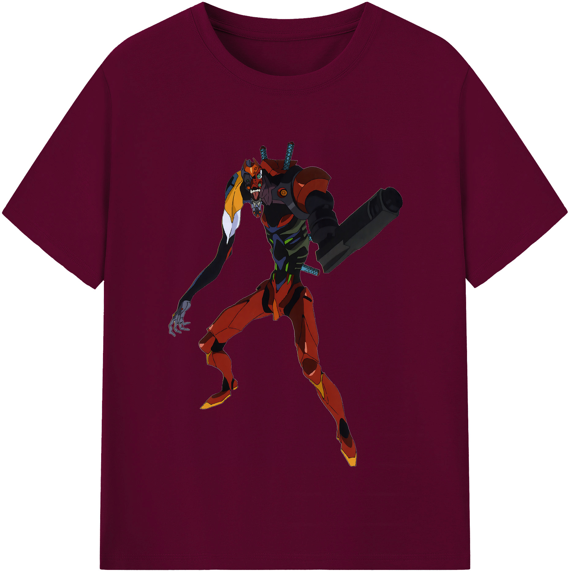 （画像用） EVA 新世紀エヴァンゲリオン レディースカジュアルプリントTシャツ（綿100％）